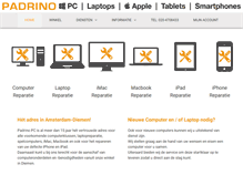 Tablet Screenshot of padrinopc.nl